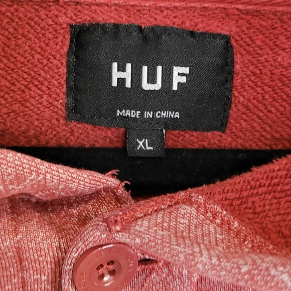 Hooded button up vest by HUF size XL - Picture 3 of 7